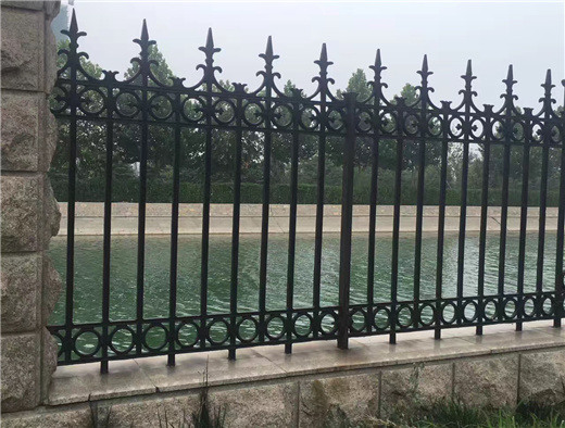 鑄鐵圍墻河道防護欄