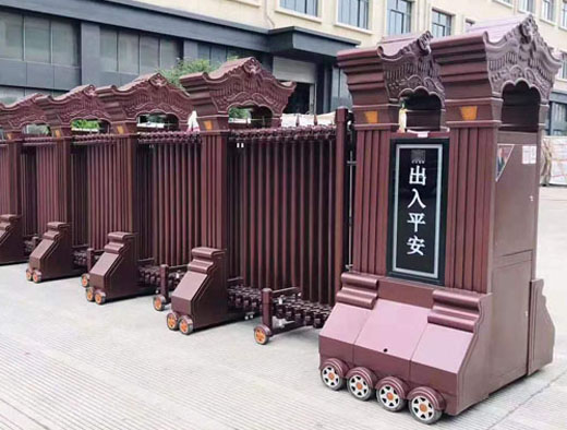 智能伸縮門抗風系列